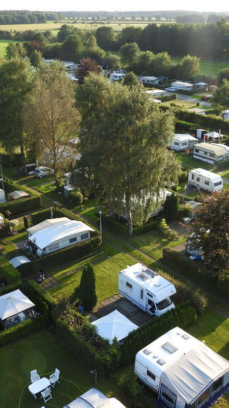 campingplatz vogelzunge platzansicht von oben